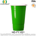 BPA Free Plastic Double Wall Solo Cup con Tapa